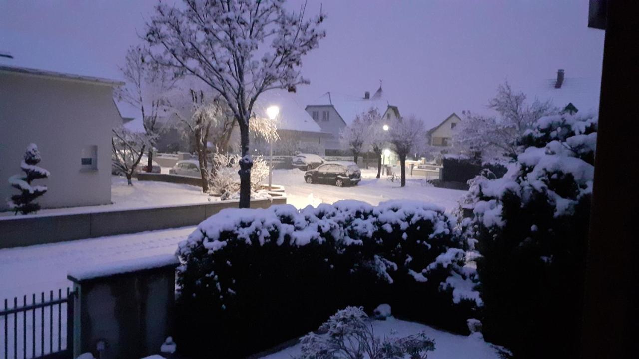 Aux Pieds Des Vignes Bed & Breakfast อิงแกร์ไซม์ ภายนอก รูปภาพ
